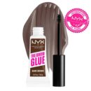 THE BROW GLUE DARK BROWN NYX 0.17 OZ./5.0 G.