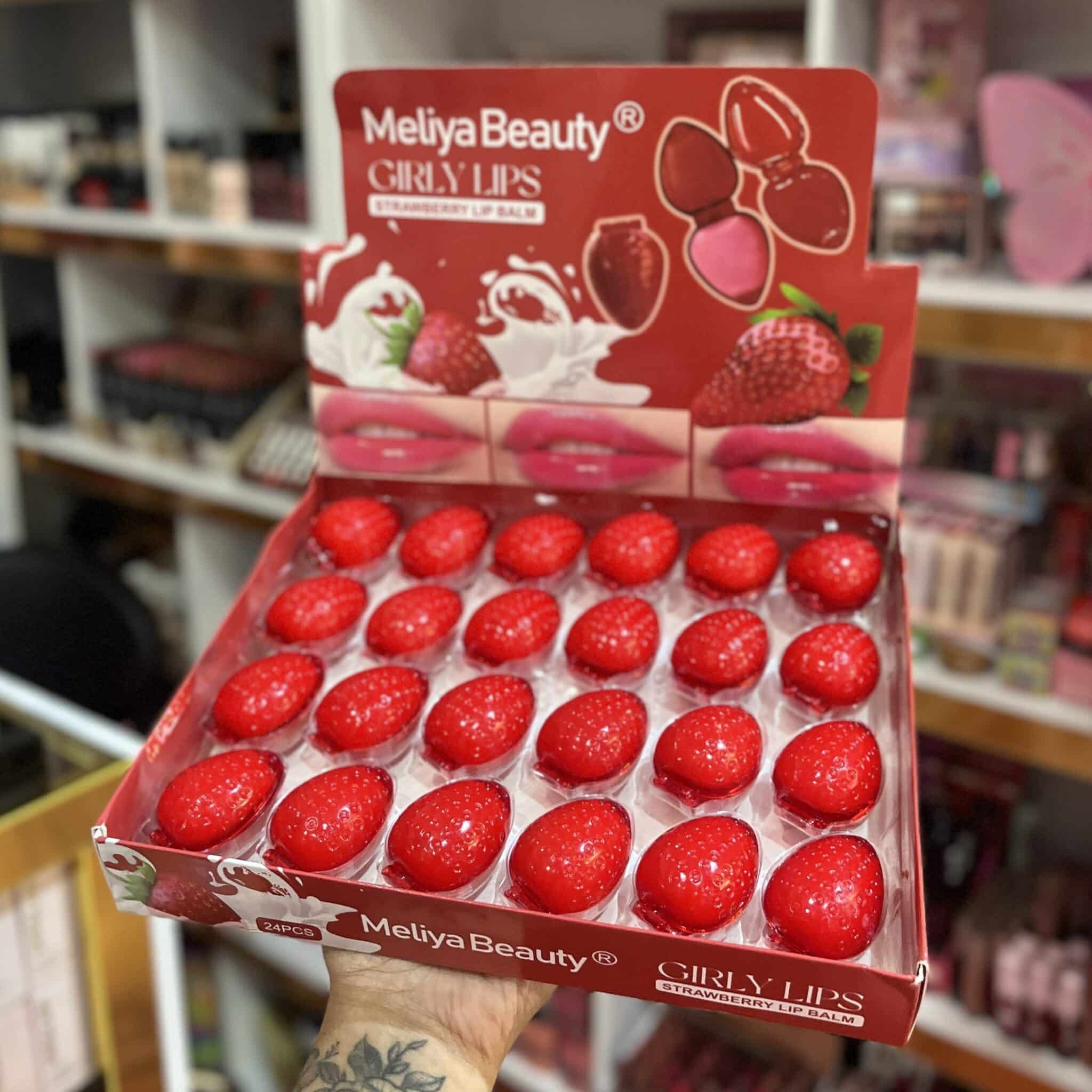 Meliya Beauty Girly Lips Strawberry Lip Balm